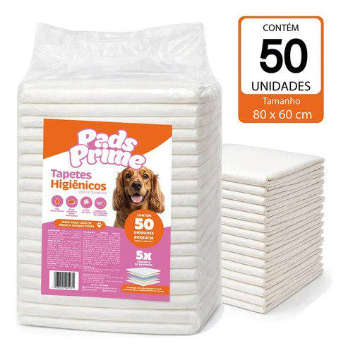 🐾 Tapete Higiênico 80x60 50un Pet Cachorro Cães Pads Prime