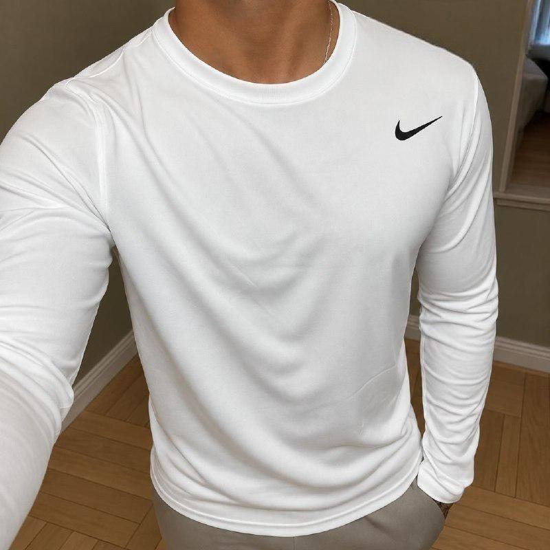 ➡️ Camiseta Dri-FIT Nike Manga Longa Flex Masculina