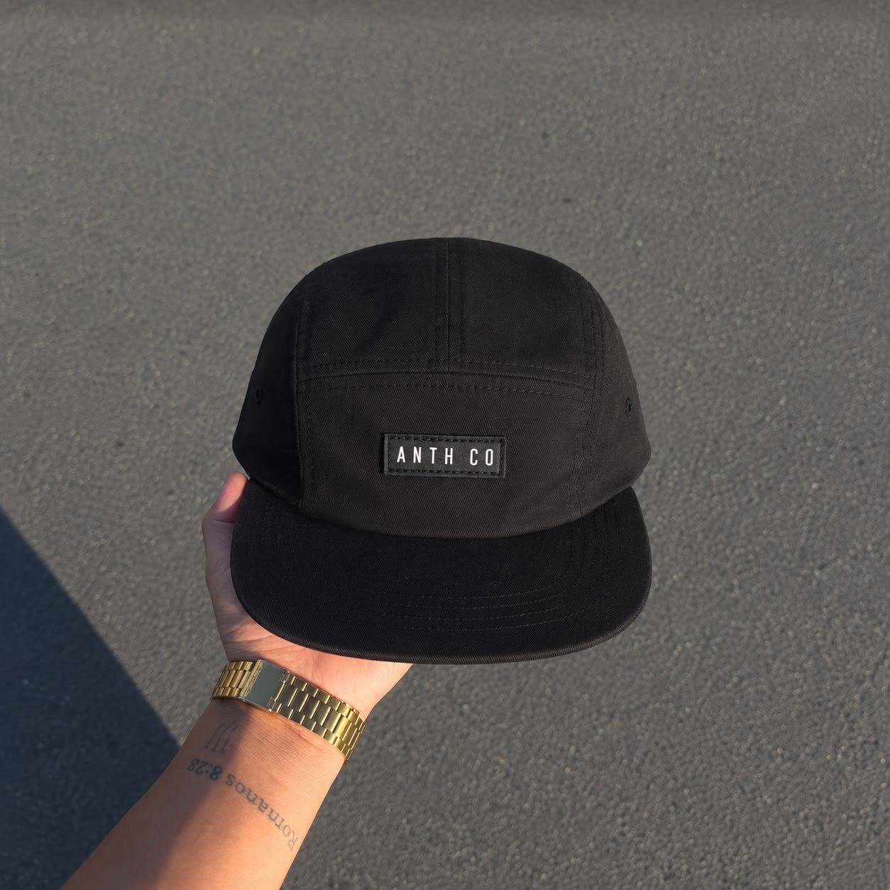 🚚 Boné Aba Reta Five Panel Evasecret Water Strapback Impermeavel Preta