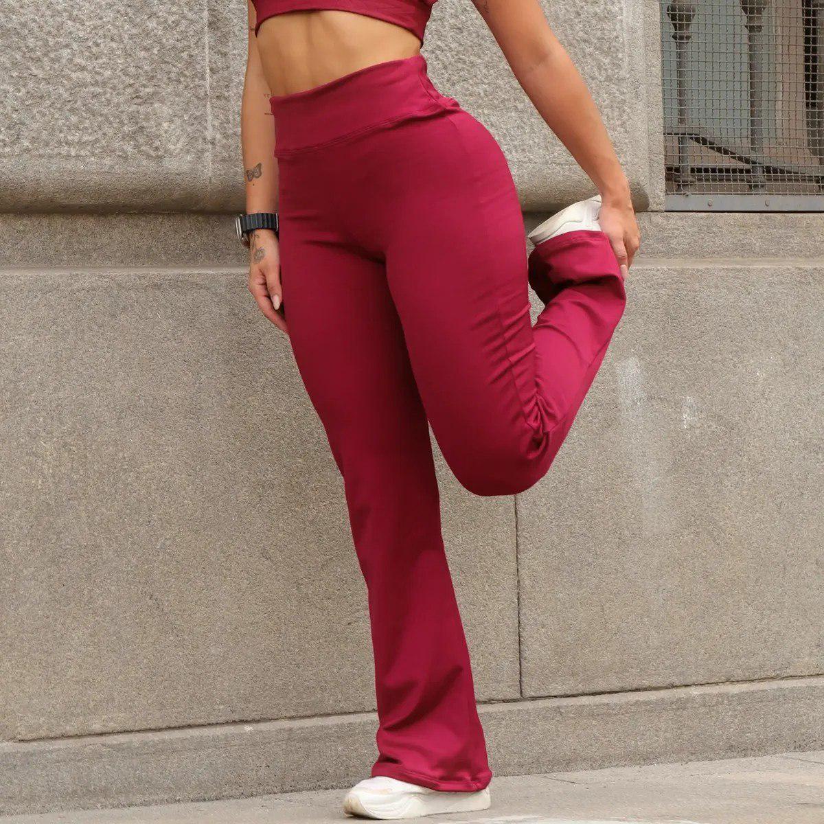 ➡️ Calça Legging Leg Flare