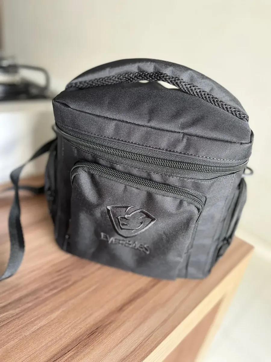 🚚 Bolsa Térmica Fitness Master Black Multiuso Porta Marmita Frasqueira Everbags Preto