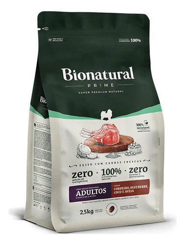 🐾 Ração Bionatural Caes Adultos Raças Pequenas Cordeiro 2,5kg