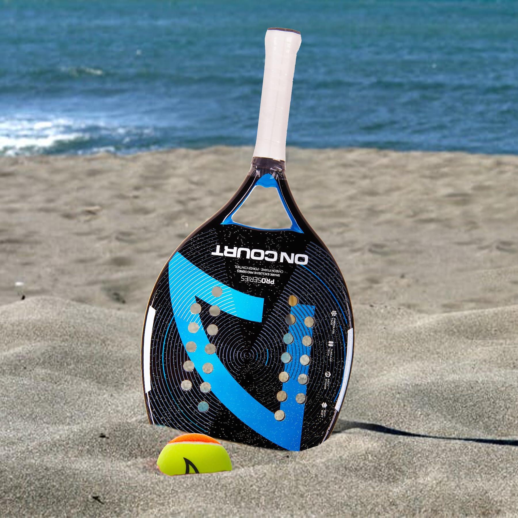 🚚 Raquete De Beach Tennis Shark On Court 2022 + Capa