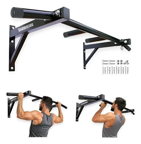 🚚 Barra Fixa De Parede Pull-up Modelo Externo Interno Completa