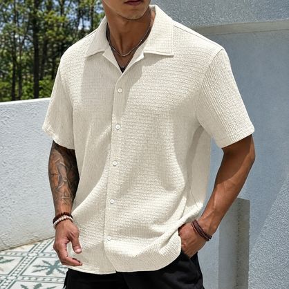 ➡️ Camisa Texturizada Old Money (4 cores)