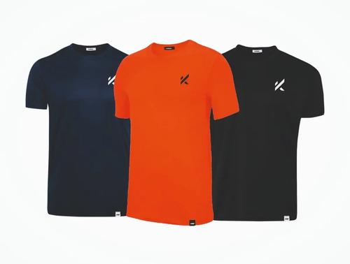 🚚 Kit 3 Camisas Esportivas Em Dry Fit