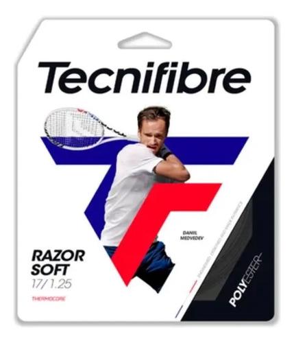 🚚 Corda Set Razor Soft 1,25 Preto Tecnifibre