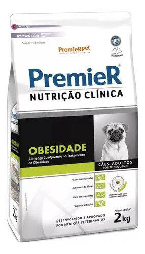 🐾 Ração Premier Nutrição Clínica Obesidade Cães Pequeno Porte Adultos 2kg