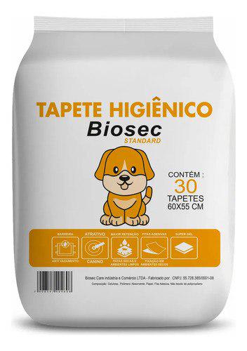 🐾 Tapete Higiênico para Cachorro 30 Unidades 60x55cm com Gel Absorvente Fralda Manta Pet Cão Com Fitas Adesivas Ant