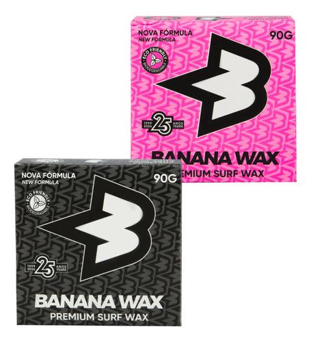 🚚 Kit 2 Parafinas Surf Premium Banana Wax Quente Fria Base E+