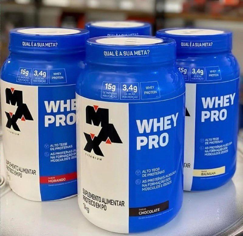🚚 Whey Protein Pro 1kg - Max Titanium
