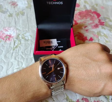 ➡️ Relógio Technos Classic de Aço Inoxidável