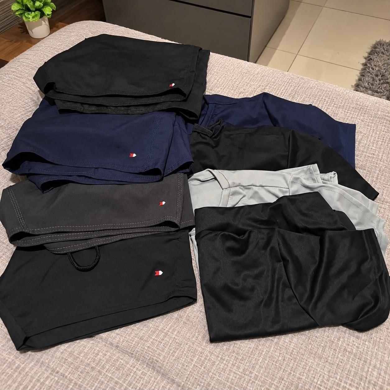 ➡️ Kit 8 Peças Dry Fit Sandrini: 4 Camisetas + 4 Shorts