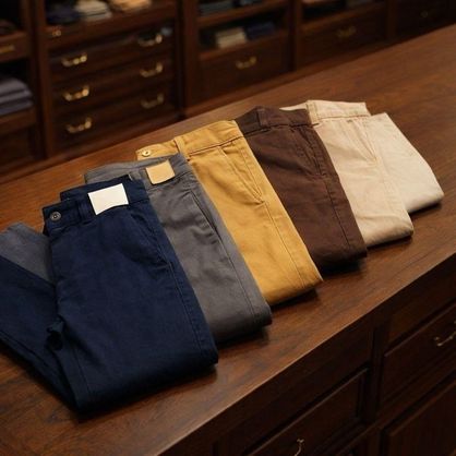 ➡️ Calça Sarja Premium Esporte Fino Bolso Faca Lycra (5 Cores)