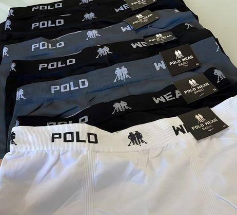 ➡️ Kit 12 Cuecas Boxer Polo Wear Microfibra