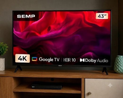 ➡️ Smart TV SEMP 43" 4K UHD Google TV