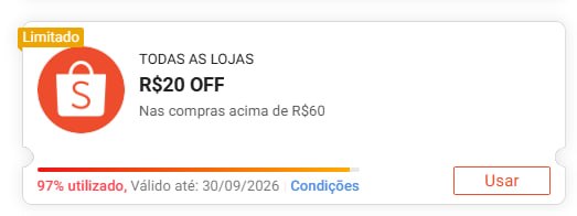 🚨 Cupom Shopee Voltando