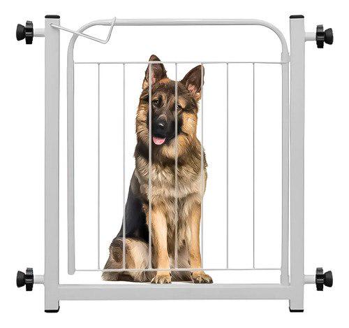 🐾 Grade Portão Proteção Pet Cachorro Porta 68 A 83cm Branco