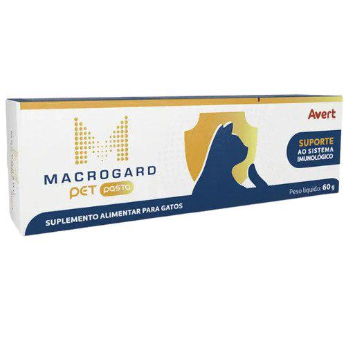 🐾 Macrogard Pet Pasta Suplemento Alimentar Para Gatos Bisnaga Com 60g
