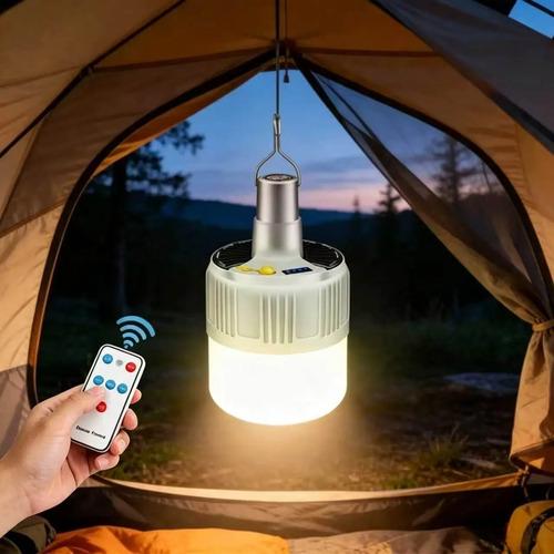 🚚 Lâmpada Camping Lampião Led Potente Recarregável Acampamento