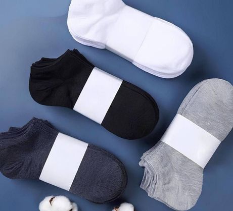 ➡️ Kit com 24 Pares Meia Soquete Cano Curto