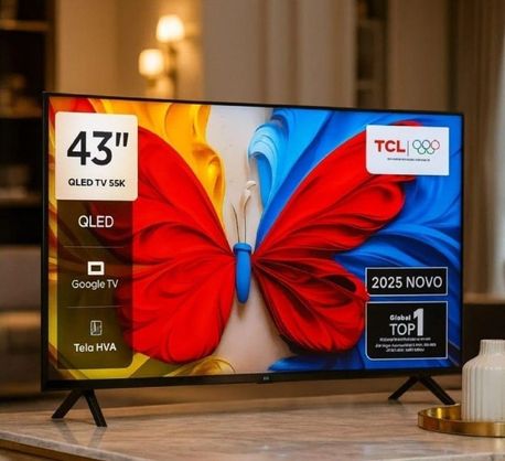 ➡️ Smart TV TCL 43 Polegadas 43S5K FHD QLED HDR10 Google TV