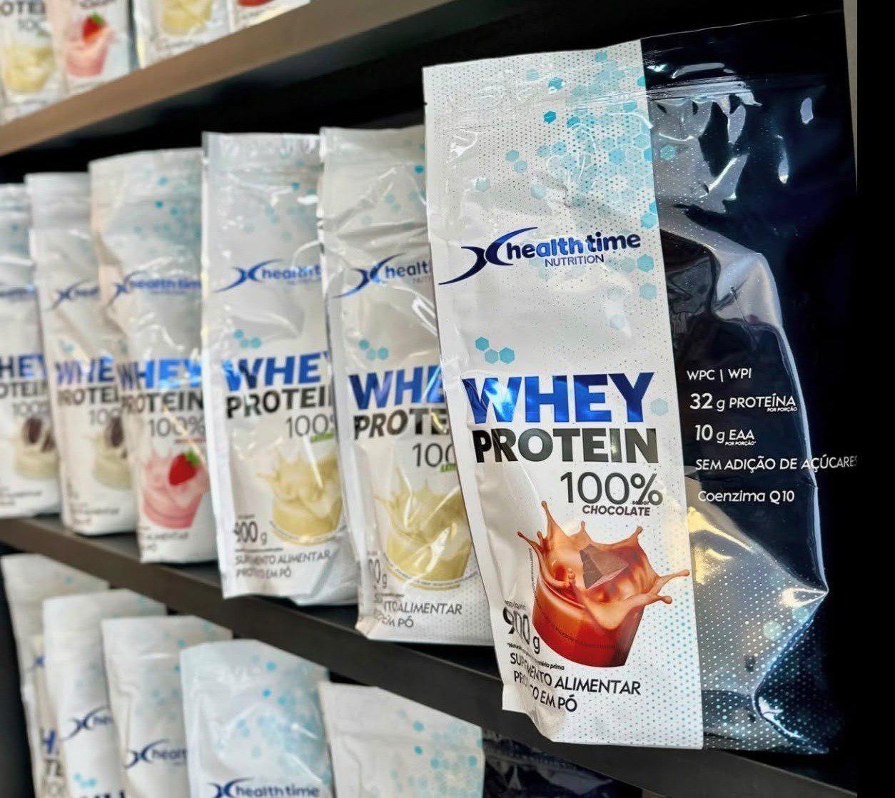 🚚 Whey Protein 100% Isolado Zero Açúcar 32g Proteína 900g