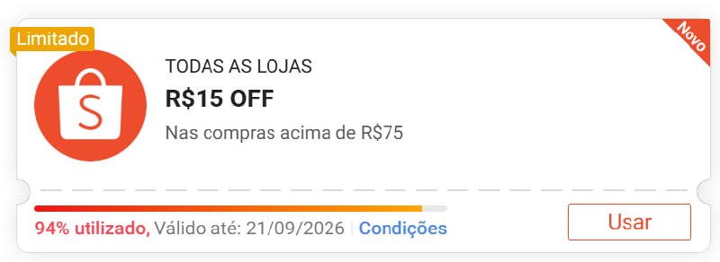 🚨 Cupom Shopee Voltando