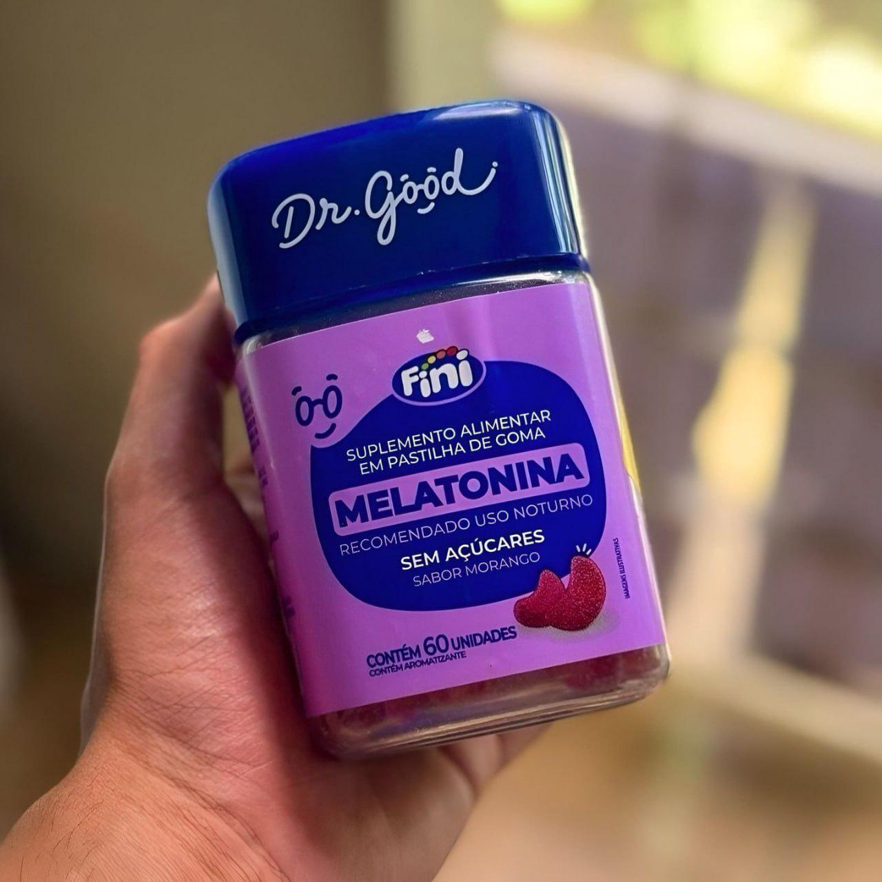🚚 Dr Good Melatonina Fini Melatonina 60 Gomas