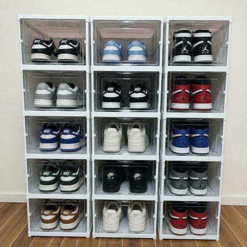 🚚 Sapateira Organizador Sapatos Empilhável Vertical 6 Andares