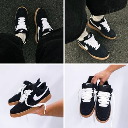 ➡️ Tênis Court Vision Low SE "Black G"
