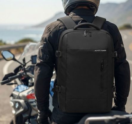 ➡️ Mochila Masculina Impermeável Reforçada 30-42L Preta