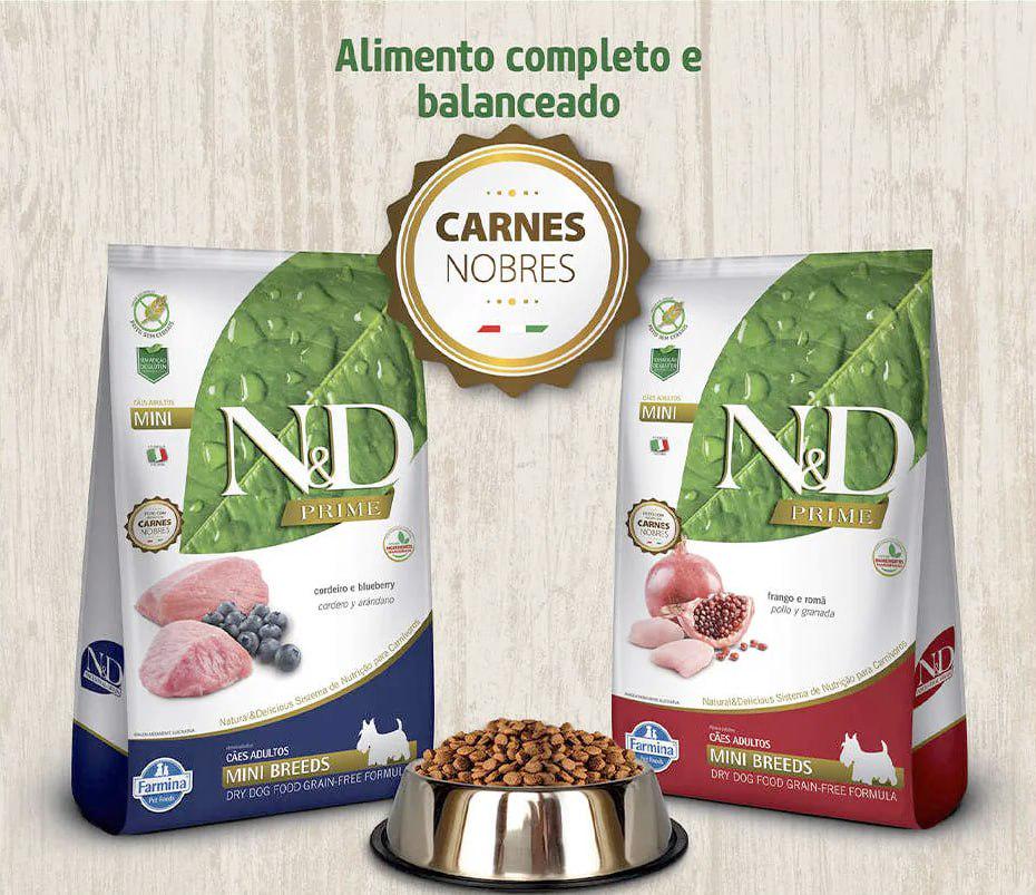 🐾 Alimento N&D Prime Selection Para Cão Adulto De Raza Pequena Sabor Cordeiro 2.5kg