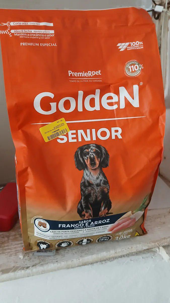 🐾 Ração Golden Cão Sênior de Raça Pequena Sabor Frango e Arroz 10.1kg