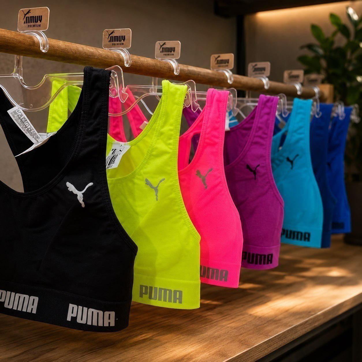 ➡️ Top Puma Nadador Alta Sustentação (11 Cores)