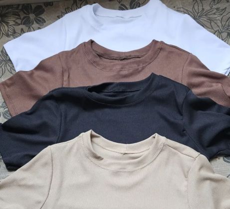 ➡️ Kit 4 Blusas Ribana Canelado