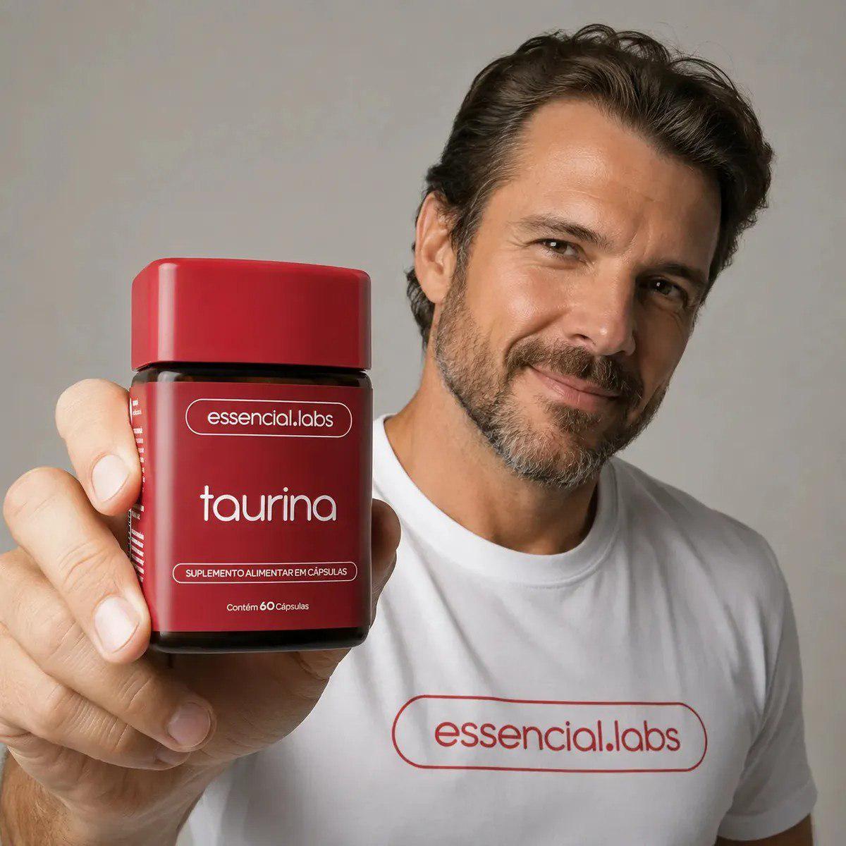🚚 Taurina com 1000mg por Dose - 60 Cápsulas