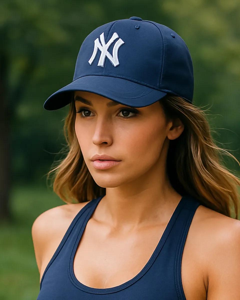 🚚 Boné Ny New York Yankees Unissex Blogueira Fitão Regulável