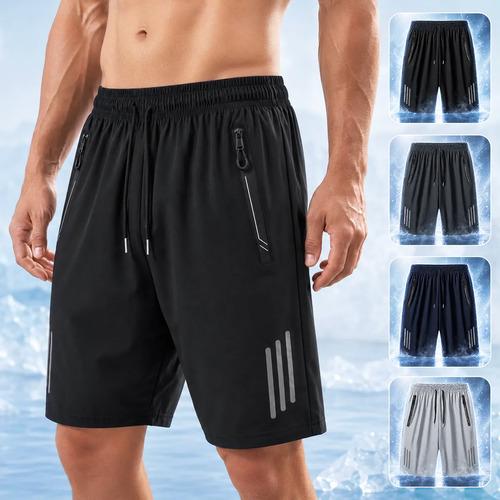 🚚 Short Masculino Bermuda Secagem Dry Zip Bolsos Academia
