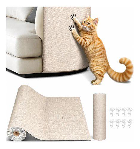 🐾 Arranhador Protetor De Sofá Para Gatos 40x200cm Com 8 Fixado