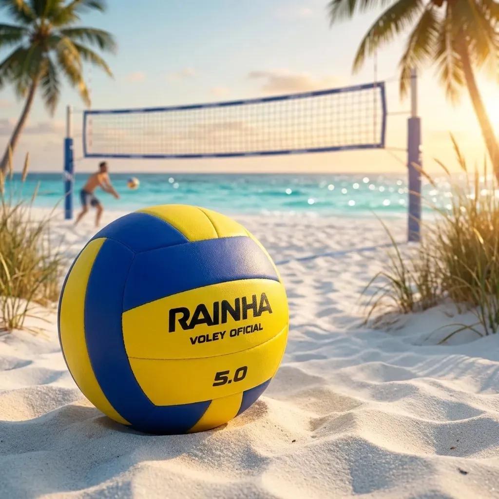 🚚 Bola De Vôlei Rainha Topper 5.0 Oficial Ultra Soft Tecnofusion PU