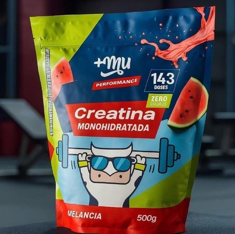 ➡️ Creatina Monohidratada Sabor Melancia 500g - +MU